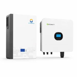 پکیج باطری LV TopSun 5.12kw + سانورتر گرووات growatt 6000